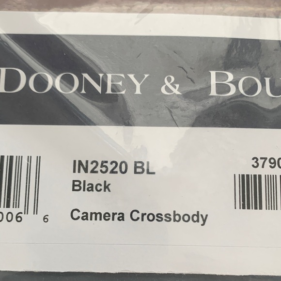 NWT - Dooney & Bourke Black Heavy Italian Nylon Camera Bag OR Navy - Picture 2 of 3